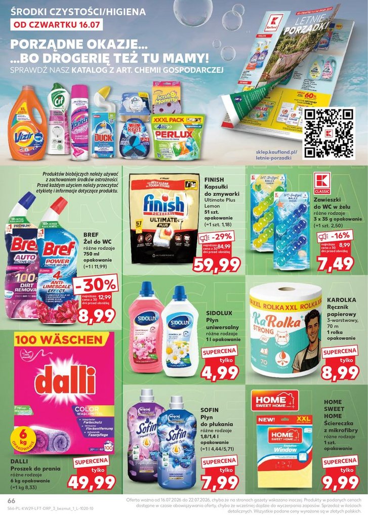 Kaufland gazetka promocyjna 16.07-22.07.2026 — strona 66 z 72