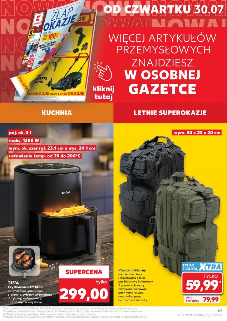 Kaufland gazetka promocyjna 30.07-05.08.2026 — strona 67 z 70