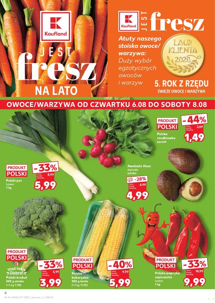Kaufland gazetka promocyjna 06.08-11.08.2026 — strona 4 z 64