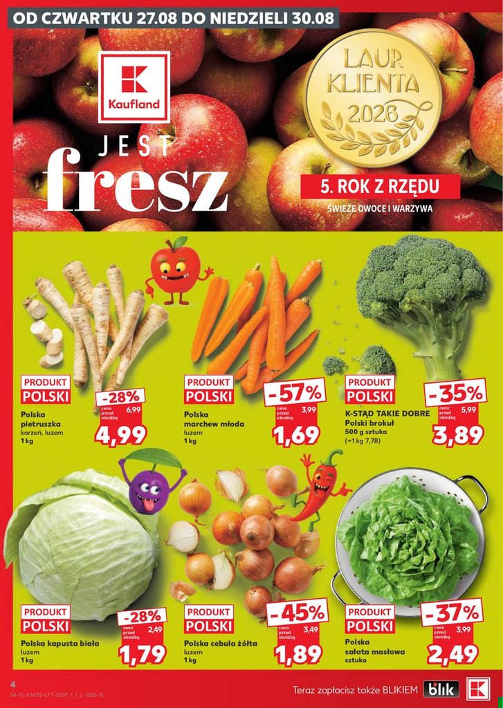 Kaufland gazetka promocyjna 27.08-02.09.2026 — strona 4 z 68