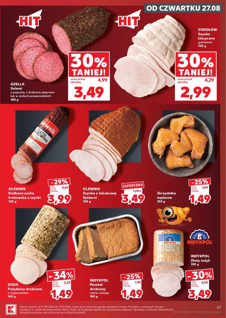 Kaufland gazetka promocyjna 27.08-02.09.2026 — strona 27 z 68