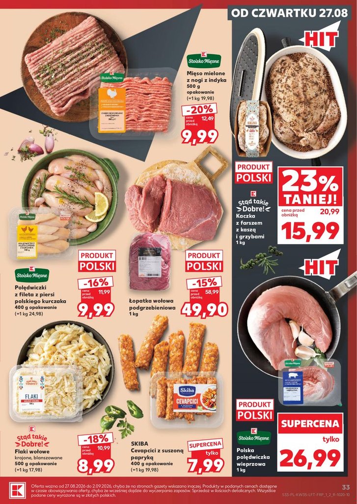 Kaufland gazetka promocyjna 27.08-02.09.2026 — strona 33 z 68
