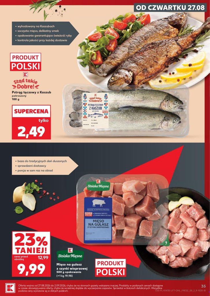 Kaufland gazetka promocyjna 27.08-02.09.2026 — strona 35 z 68
