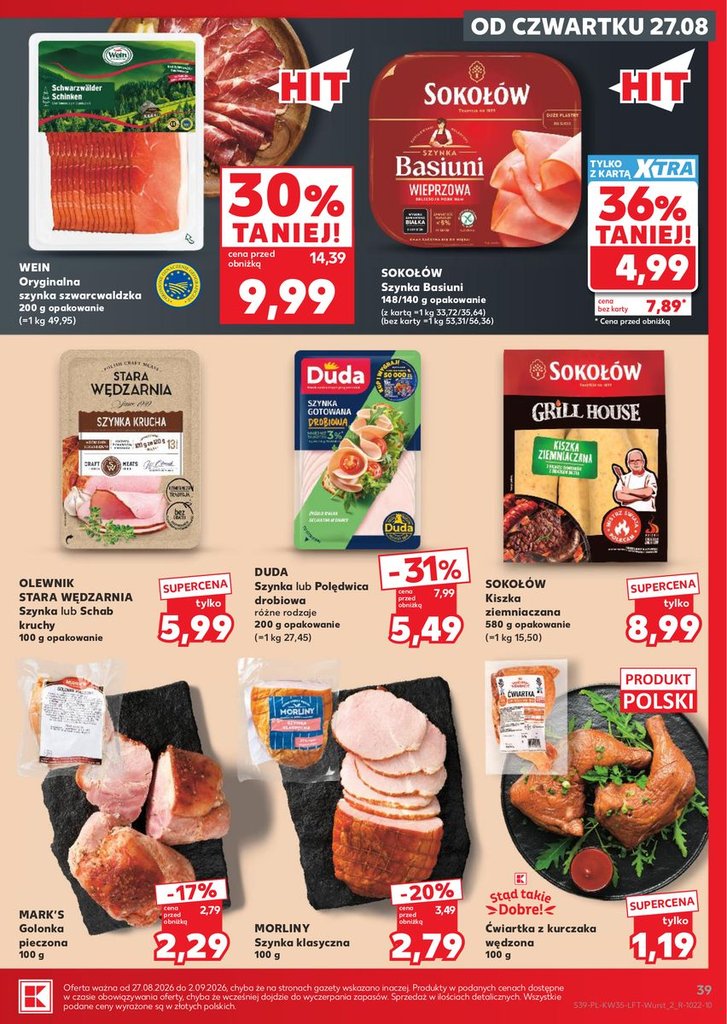Kaufland gazetka promocyjna 27.08-02.09.2026 — strona 39 z 68