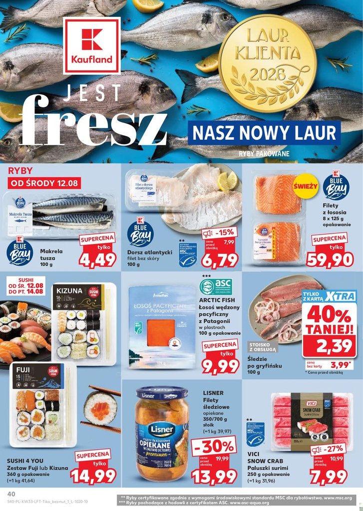 Kaufland gazetka promocyjna 12.08-19.08.2026 — strona 40 z 66