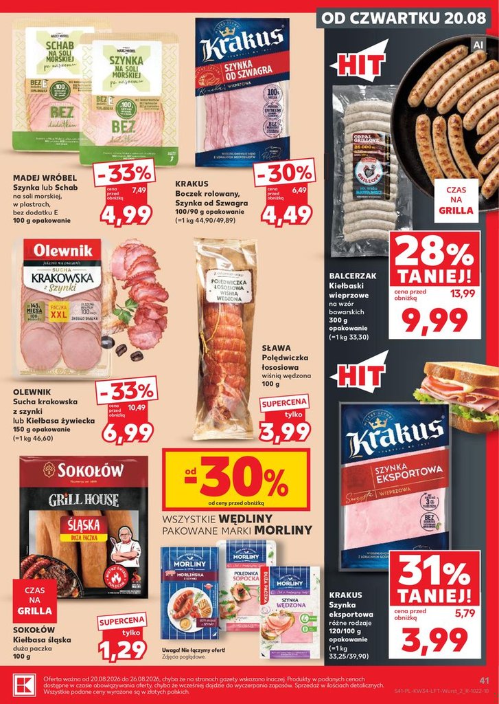 Kaufland gazetka promocyjna 20.08-26.08.2026 — strona 41 z 58