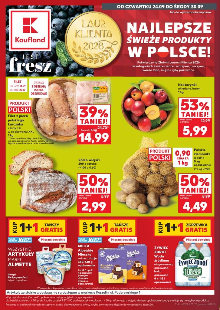 Kaufland gazetka promocyjna 24.09-30.09.2026 — strona 1 z 71