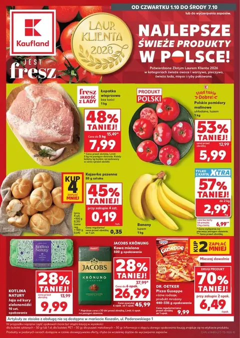 Kaufland gazetka promocyjna 01.10-07.10.2026 — strona 1 z 69