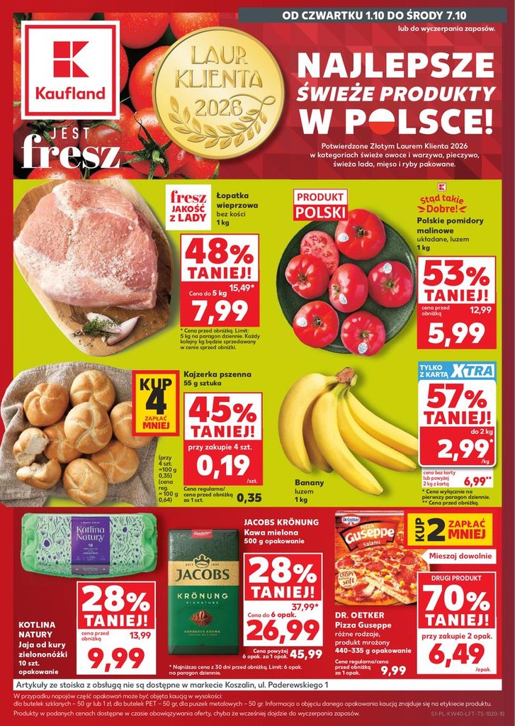 Kaufland gazetka promocyjna 01.10-07.10.2026 — strona 1 z 69