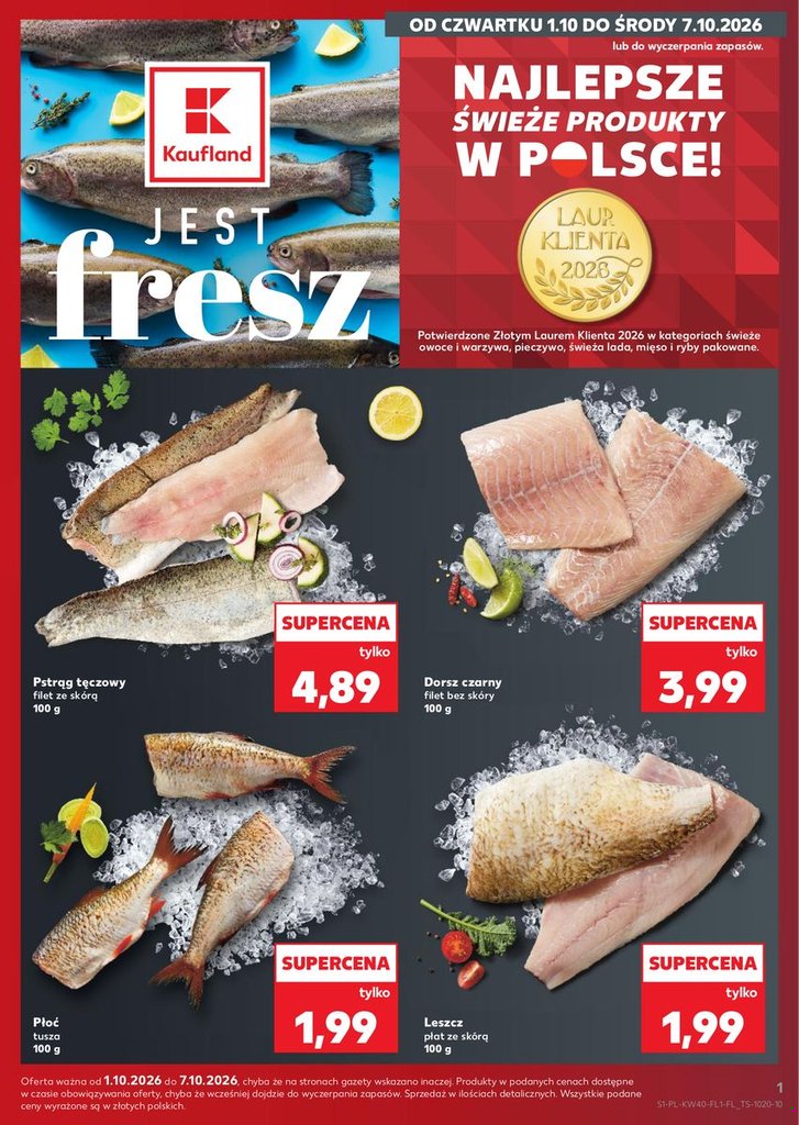 Kaufland gazetka promocyjna 01.10-07.10.2026 — strona 1 z 2