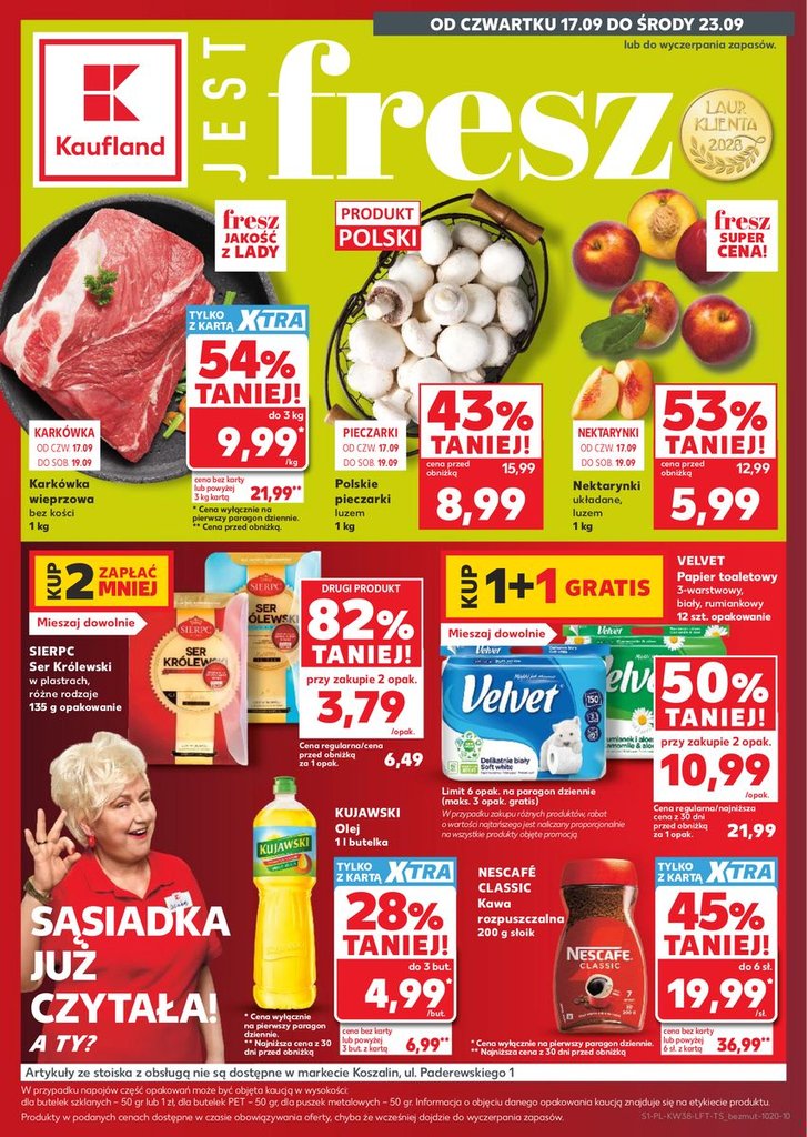 Kaufland gazetka promocyjna 17.09-23.09.2026 — strona 1 z 57