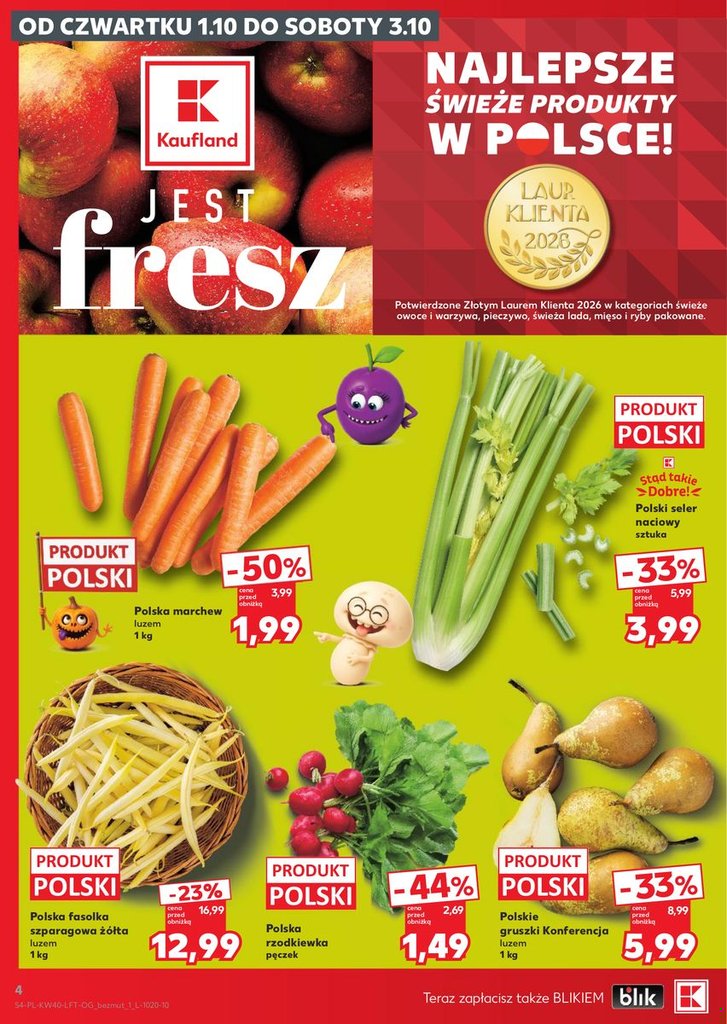 Kaufland gazetka promocyjna 01.10-07.10.2026 — strona 4 z 69