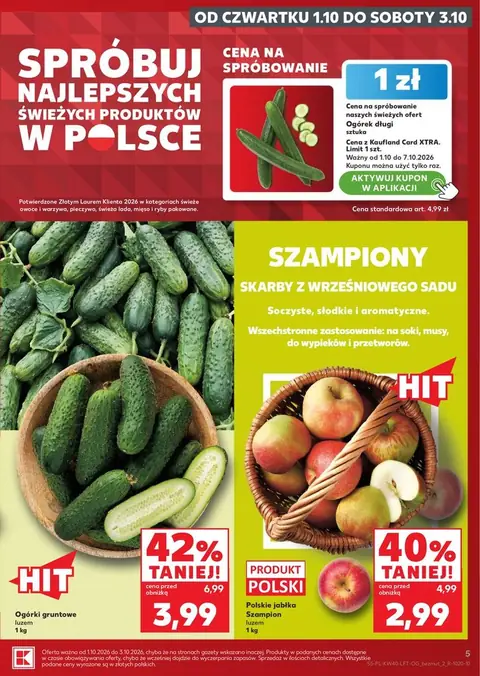 Kaufland gazetka promocyjna 01.10-07.10.2026 — strona 5 z 69