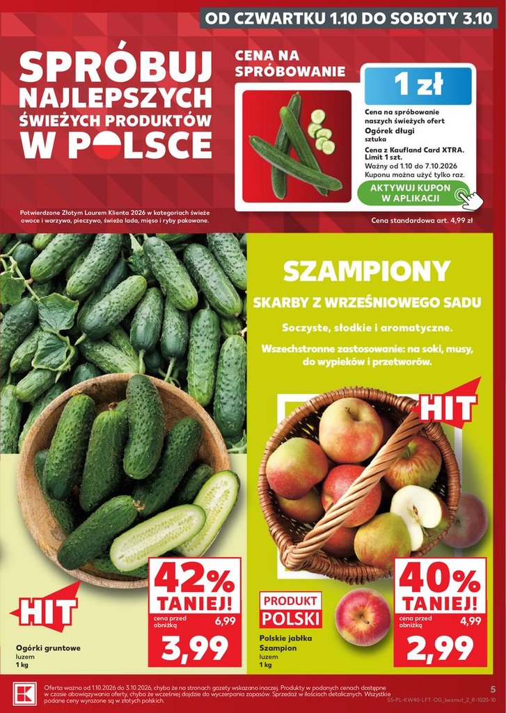Kaufland gazetka promocyjna 01.10-07.10.2026 — strona 5 z 69