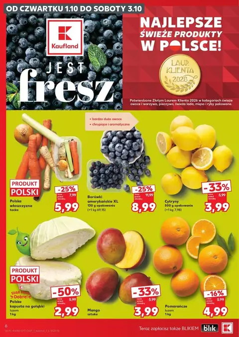Kaufland gazetka promocyjna 01.10-07.10.2026 — strona 6 z 69