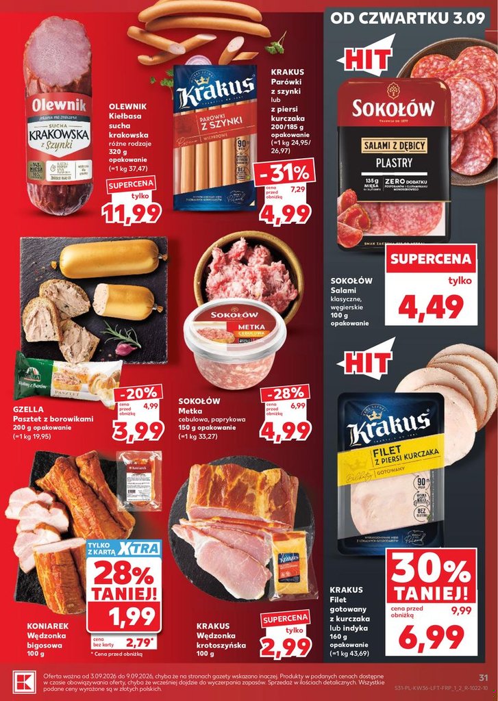 Kaufland gazetka promocyjna 03.09-09.09.2026 — strona 31 z 63