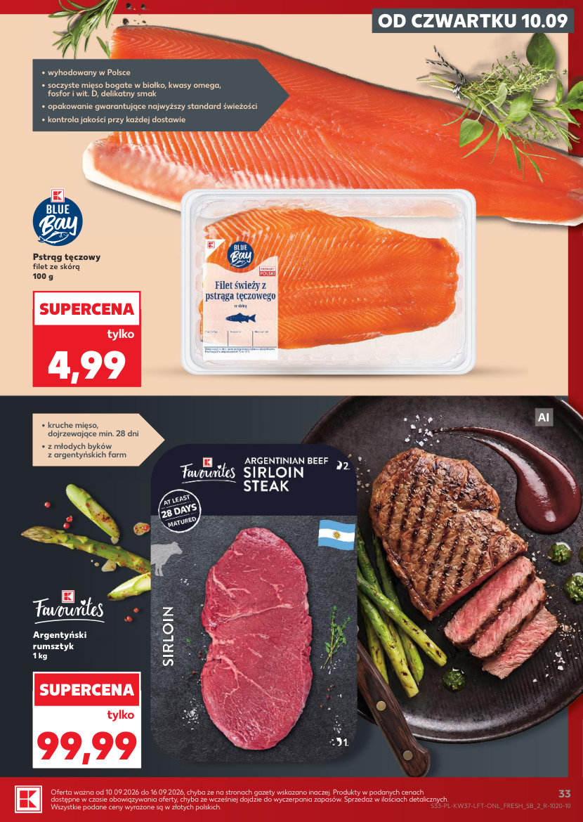 Kaufland gazetka promocyjna 10.09-16.09.2026 — strona 33 z 34