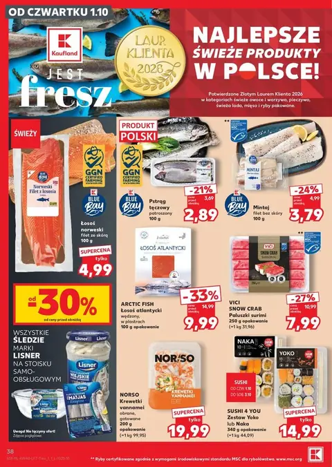 Kaufland gazetka promocyjna 01.10-07.10.2026 — strona 38 z 69