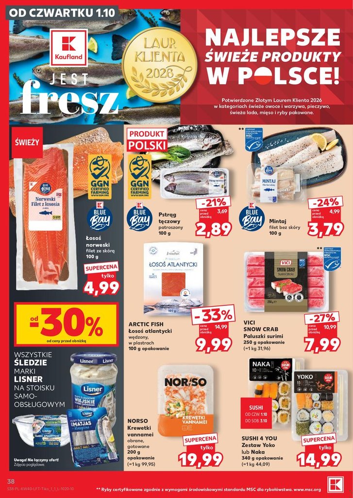 Kaufland gazetka promocyjna 01.10-07.10.2026 — strona 38 z 69