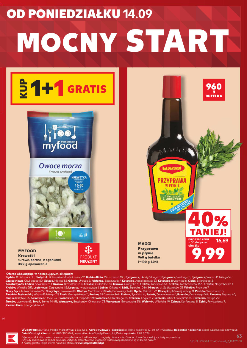Kaufland gazetka promocyjna 10.09-16.09.2026 — strona 63 z 60