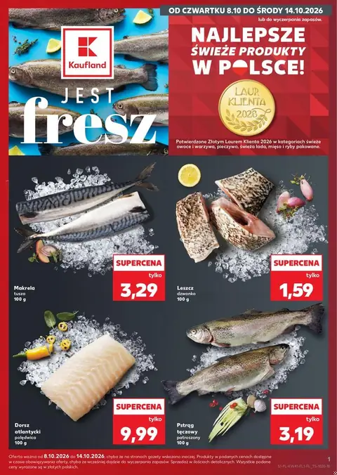 Kaufland gazetka promocyjna 08.10-14.10.2026 — strona 1 z 2