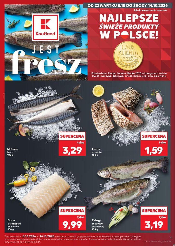 Kaufland gazetka promocyjna 08.10-14.10.2026 — strona 1 z 2