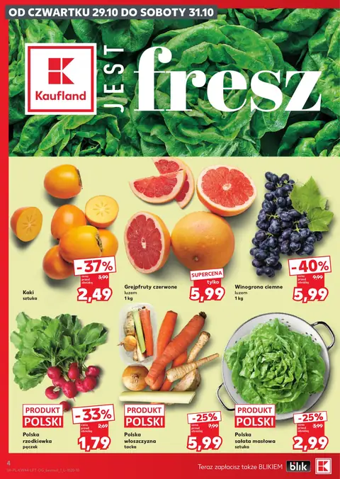 Kaufland gazetka promocyjna 29.10-04.11.2026 — strona 4 z 62