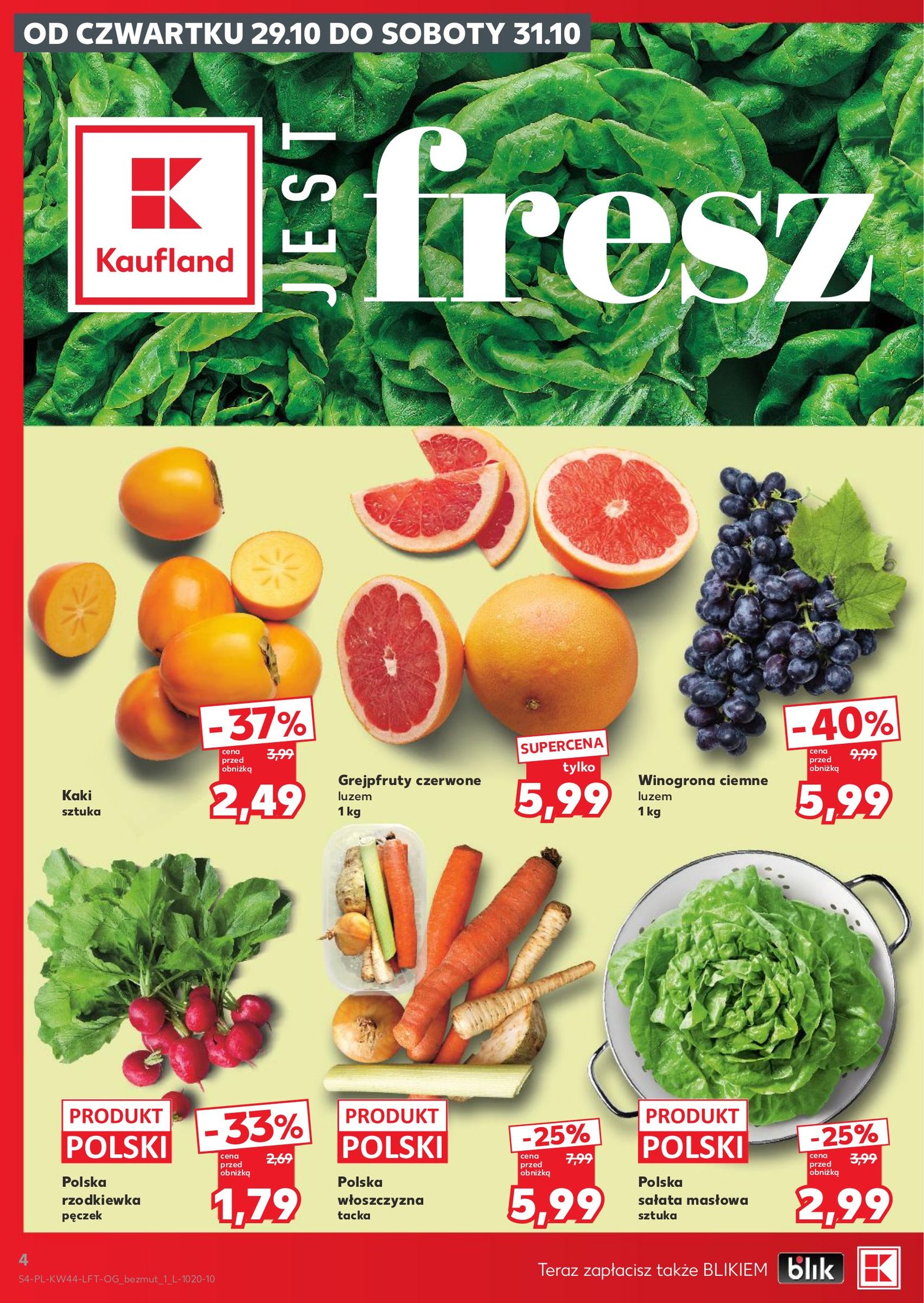Kaufland gazetka promocyjna 29.10-04.11.2026 — strona 4 z 68
