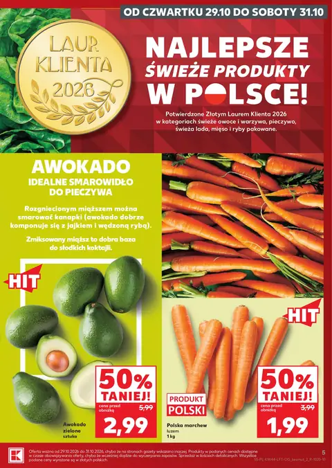 Kaufland gazetka promocyjna 29.10-04.11.2026 — strona 5 z 62