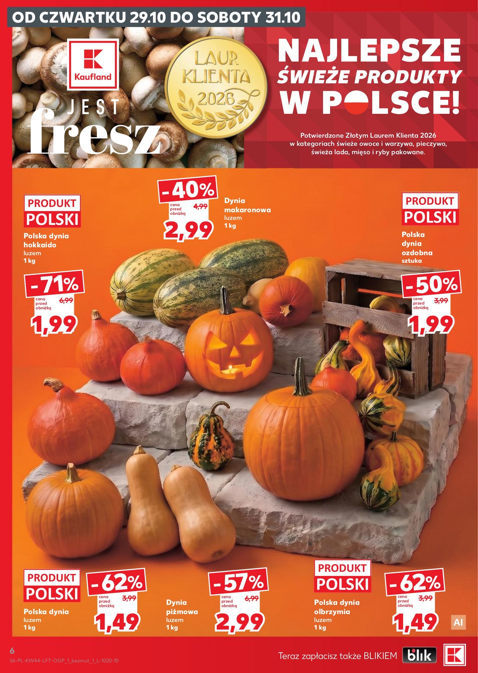 Kaufland gazetka promocyjna 29.10-04.11.2026 — strona 6 z 68