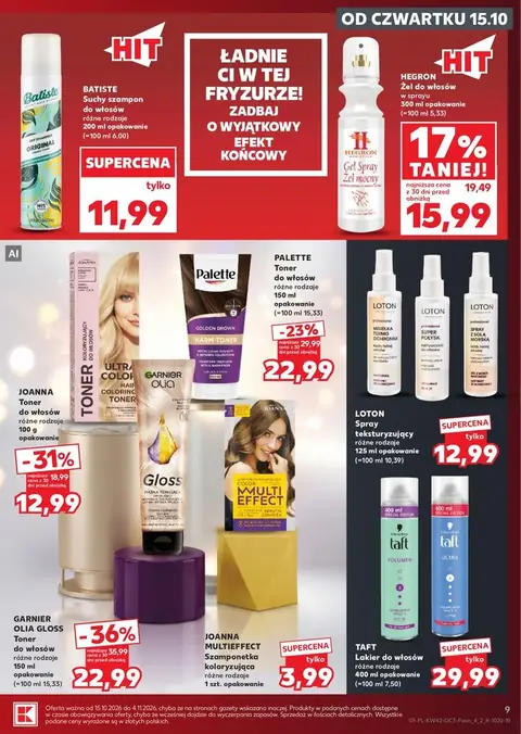 Kaufland gazetka promocyjna 15.10-04.11.2026 — strona 9 z 24