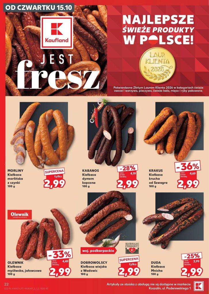 Kaufland gazetka promocyjna 15.10-21.10.2026 — strona 22 z 62