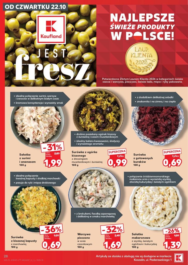 Kaufland gazetka promocyjna 22.10-28.10.2026 — strona 28 z 66