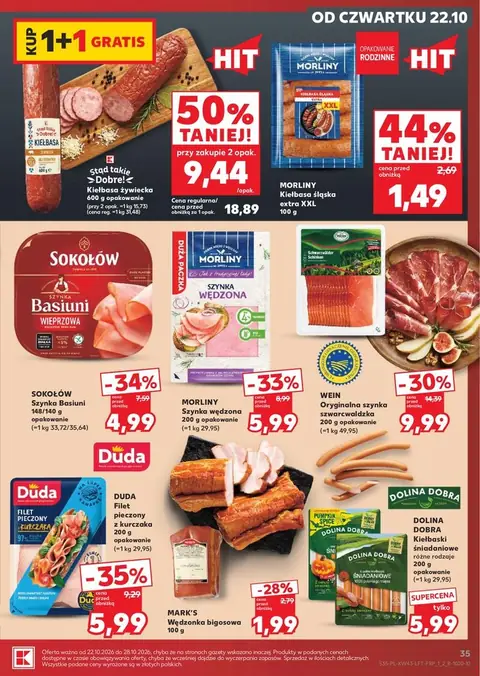 Kaufland gazetka promocyjna 22.10-28.10.2026 — strona 35 z 59