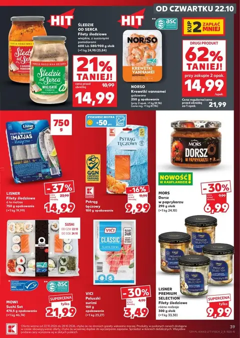 Kaufland gazetka promocyjna 22.10-28.10.2026 — strona 39 z 59
