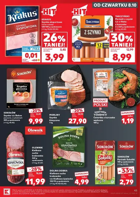 Kaufland gazetka promocyjna 08.10-14.10.2026 — strona 43 z 69