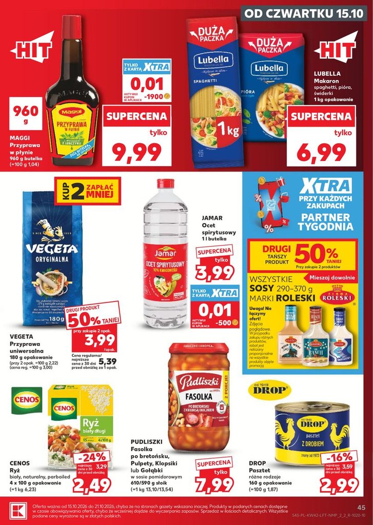 Kaufland gazetka promocyjna 15.10-21.10.2026 — strona 45 z 62