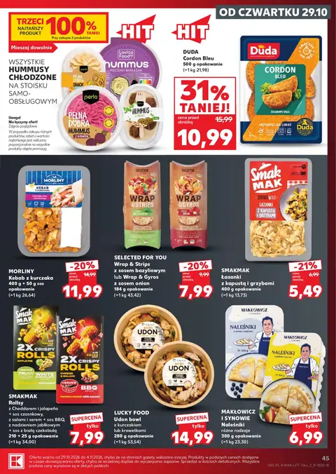 Kaufland gazetka promocyjna 29.10-04.11.2026 — strona 45 z 62