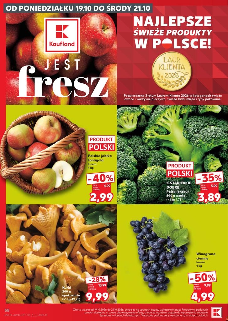 Kaufland gazetka promocyjna 15.10-21.10.2026 — strona 58 z 62