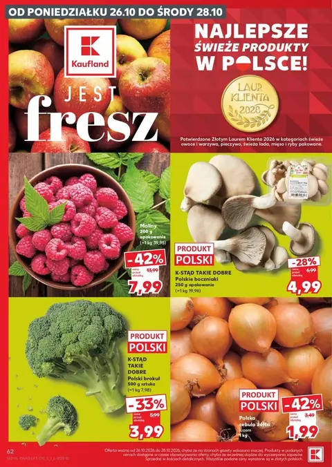Kaufland gazetka promocyjna 22.10-28.10.2026 — strona 62 z 59
