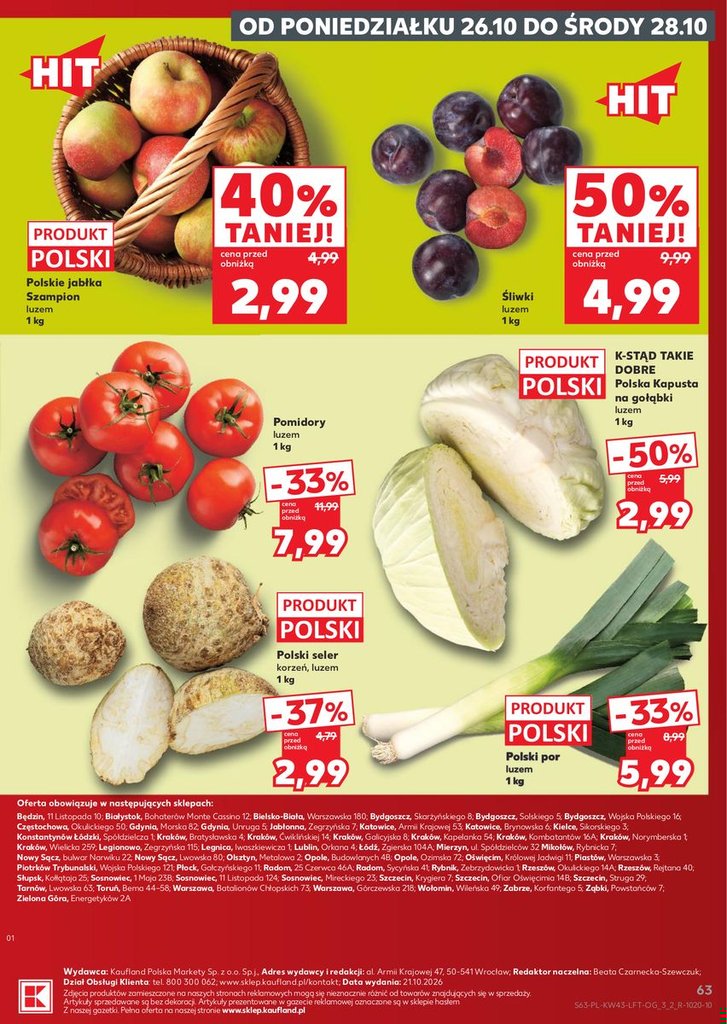 Kaufland gazetka promocyjna 22.10-28.10.2026 — strona 63 z 66
