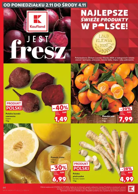 Kaufland gazetka promocyjna 29.10-04.11.2026 — strona 64 z 62
