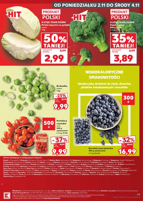 Kaufland gazetka promocyjna 29.10-04.11.2026 — strona 65 z 62
