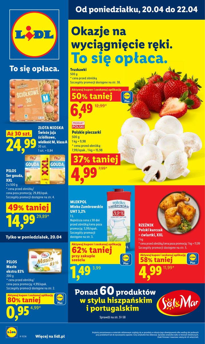 Lidl gazetka promocyjna 20.04-22.04.2026 — strona 1 z 94