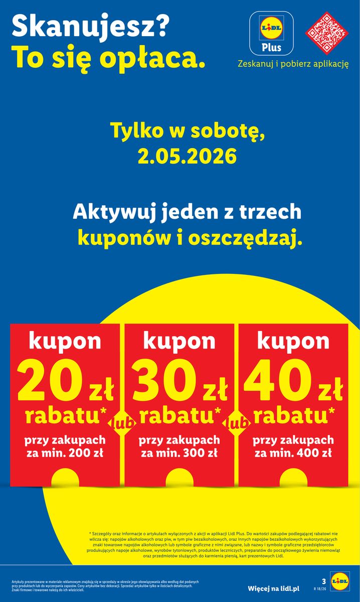 Lidl gazetka promocyjna 29.04-02.05.2026 — strona 3 z 107