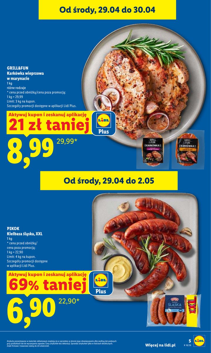 Lidl gazetka promocyjna 29.04-02.05.2026 — strona 5 z 107
