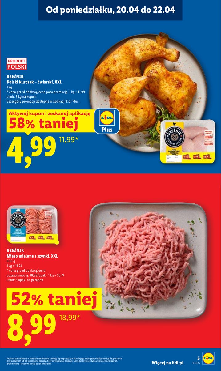Lidl gazetka promocyjna 20.04-22.04.2026 — strona 5 z 94