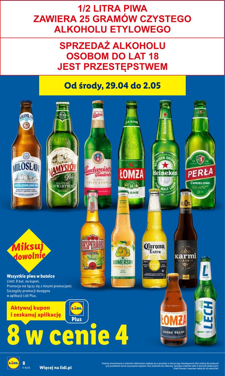 Lidl gazetka promocyjna 29.04-02.05.2026 — strona 8 z 107