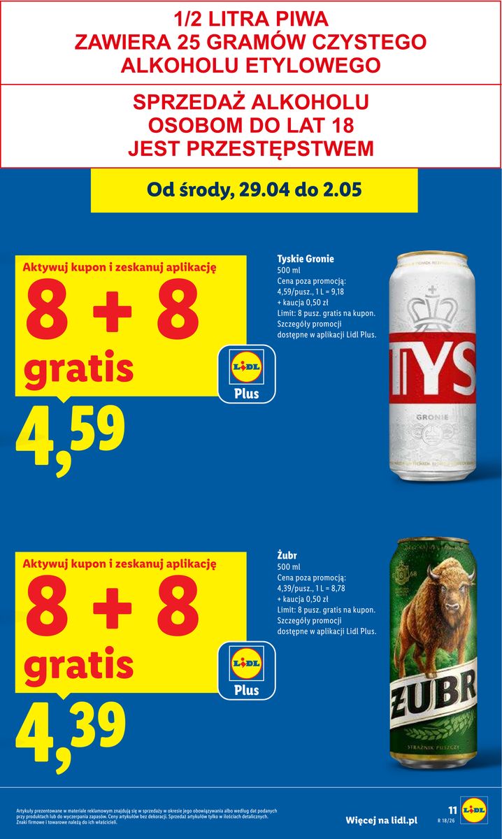 Lidl gazetka promocyjna 29.04-02.05.2026 — strona 11 z 107