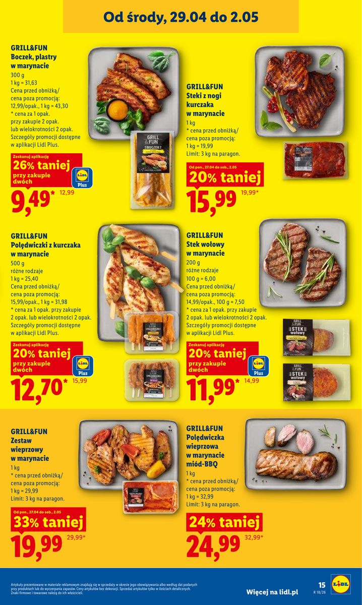 Lidl gazetka promocyjna 29.04-02.05.2026 — strona 15 z 107